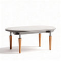 Rectangular Coffee Table for Living Room Use Made of Wood and Metal 120 x 60 x 45cm