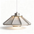 Metal Pendant Light Fixture – Suitable for Home or Office Use – Made with Metal and Fabric – 27 x 27 x 18cm