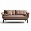 Sheepskin Upholstered Sofa for Living Room – 180 x 90 x 75cm